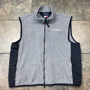 Men’s VTG Tommy Hilfiger Full Zip Fleece Vest Jacket Size 2XL
